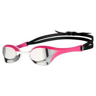 ARENA Cobra Ultra Mirror Swipe Outdoor Wettkampf Brille Silber Pink 590