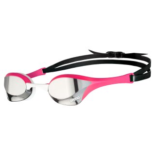 ARENA Cobra Ultra Mirror Swipe Outdoor Wettkampf Brille Silber Pink 590