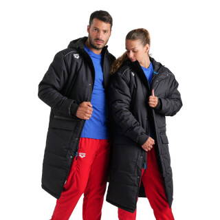 ARENA  Team Parka Solid schwarz mit TWV Logo M