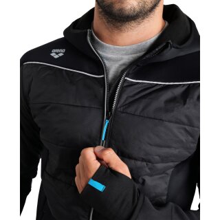 ARENA Team Hooded F/Z Half-Quilted Jacket mit TWV Logo