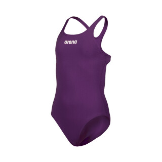 ARENA Team Badeanzug Swim Pro Solid Girl  Plum White
