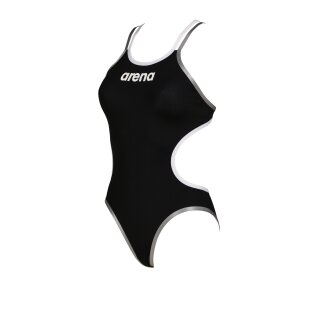 ARENA One Double Cross Back Black White Silber 32