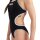 ARENA One Double Cross Back Black White Silber 32