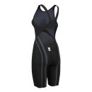 Carbon Core FX Black Gold Open Back Arena Wettkampfanzug 34