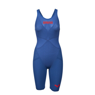 Carbon Glide Open Back Ocean Blue Arena Wettkampfanzug 28