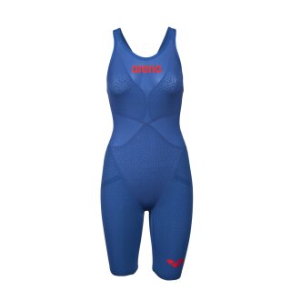 Carbon Glide Open Back Ocean Blue Arena Wettkampfanzug 30
