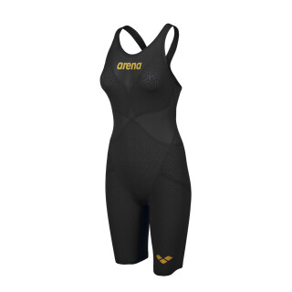 Carbon Glide Open Back Black Gold Arena Wettkampfanzug 28