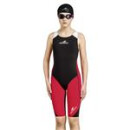 AQUAFEEL i-Nov Wettkampfanzug Schwarz Rot Weiß 152