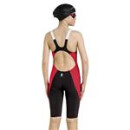 AQUAFEEL i-Nov Wettkampfanzug Schwarz Rot Weiß 152