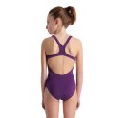 ARENA Team Badeanzug Swim Pro Solid Girl  Plum White 152