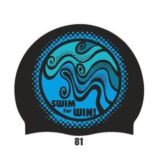 Gemusterte Badekappen Swimforwin 81