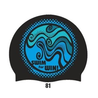 Gemusterte Badekappen Swimforwin 81