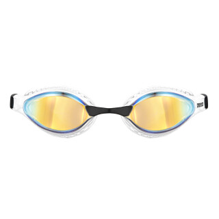 ARENA Schwimmbrille Air-Speed Mirror Yellow Cooper White Indoor 202