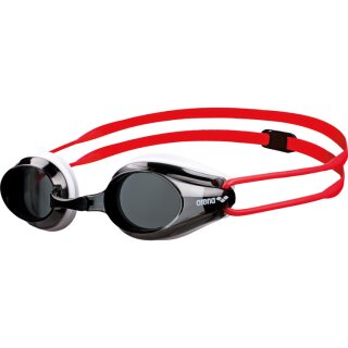 ARENA Tracks Junior Schwimmbrille Smoke White Red 41