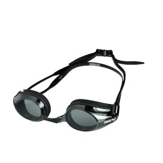 ARENA Tracks Schwimmbrille Wettkampf Black-Smoke-Black 55