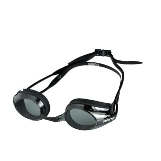 ARENA Tracks Schwimmbrille Wettkampf Black-Smoke-Black 55