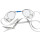 MALMSTEN Swedish Schwimmbrille Orange