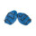 ZOGGS Matrix Hand Paddles L Blau