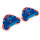 Speedo Finger Paddles Blau Orange