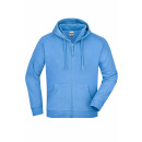 JN Unisex Hooded Jacket Hellblau XL