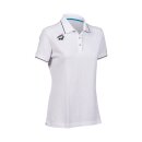 Womens Team Poloshirt Solid Cotton Weiß 100 M