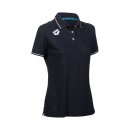Womens Team Poloshirt Solid Cotton Weiß 100 XL