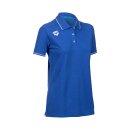 Womens Team Poloshirt Solid Cotton Grau Meliert 550 S