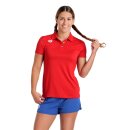 Womens Team Poloshirt Solid Rot 400 M