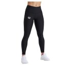 Womens Team Long Tight Panel Schwarz XS