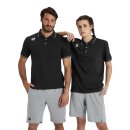 Unisex Team Poloshirt Baumwolle Schwarz 500 S
