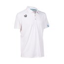 Unisex Team Poloshirt Solid Weiß 100 XS
