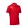 Unisex Team Poloshirt Solid Rot 400 S
