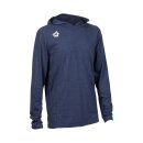 Team Hooded Long Sleeve T-Shirt Panel Navy meliert 770 S