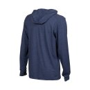 Team Hooded Long Sleeve T-Shirt Panel Navy meliert 770 S