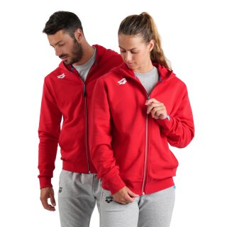 Unisex Team Hooded Jacket Panel Rot 400 XS