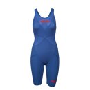 Carbon Glide Open Back Ocean Blue Arena Wettkampfanzug 34