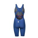 Carbon Glide Open Back Ocean Blue Arena Wettkampfanzug 36