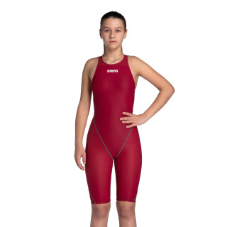 ARENA PS ST Next Open Back Deep Red Junior 140