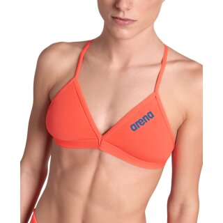 ARENA Solid Tie BackTop Bright Coral