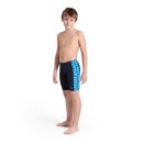 Pooltiles Swim Jammer Black Blue Multi ARENA Boy Schwimmhose