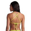 ARENA Solid Tie Back Top Soft Green Bikinioberteil