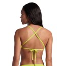 ARENA Solid Tie Back Top Soft Green