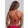 Jolyn Bikini Tomcat Top Dragon Fruit Smocked-geriffelt