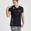 Arena T-Shirt Panel Damen TSV Delphine Erding Schwarz