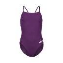 Challenge Solid Plum White Girls Arena Schwimmanzug