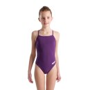 Challenge Solid Plum White Girls Arena Schwimmanzug