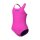 ARENA Team Badeanzug Swim Pro Solid Girl  Shoking Pink-Blue River