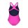 ARENA Team Badeanzug Swim Pro Solid Girl  Shocking Pink-Blue River 128
