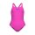 ARENA Team Badeanzug Swim Pro Solid Girl  Shocking Pink-Blue River 140