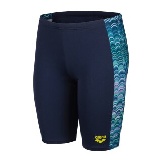 ARENA Boys Ondulation Swim Jammer Navy-Multi 140